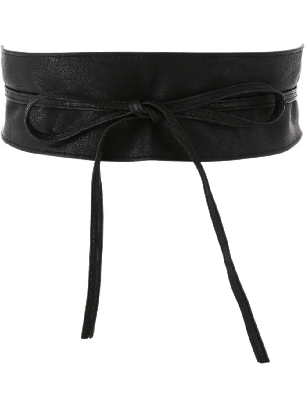 Stylish Women's Leatherette Obi Belt with Waistband - Perfect Fashion Accessory